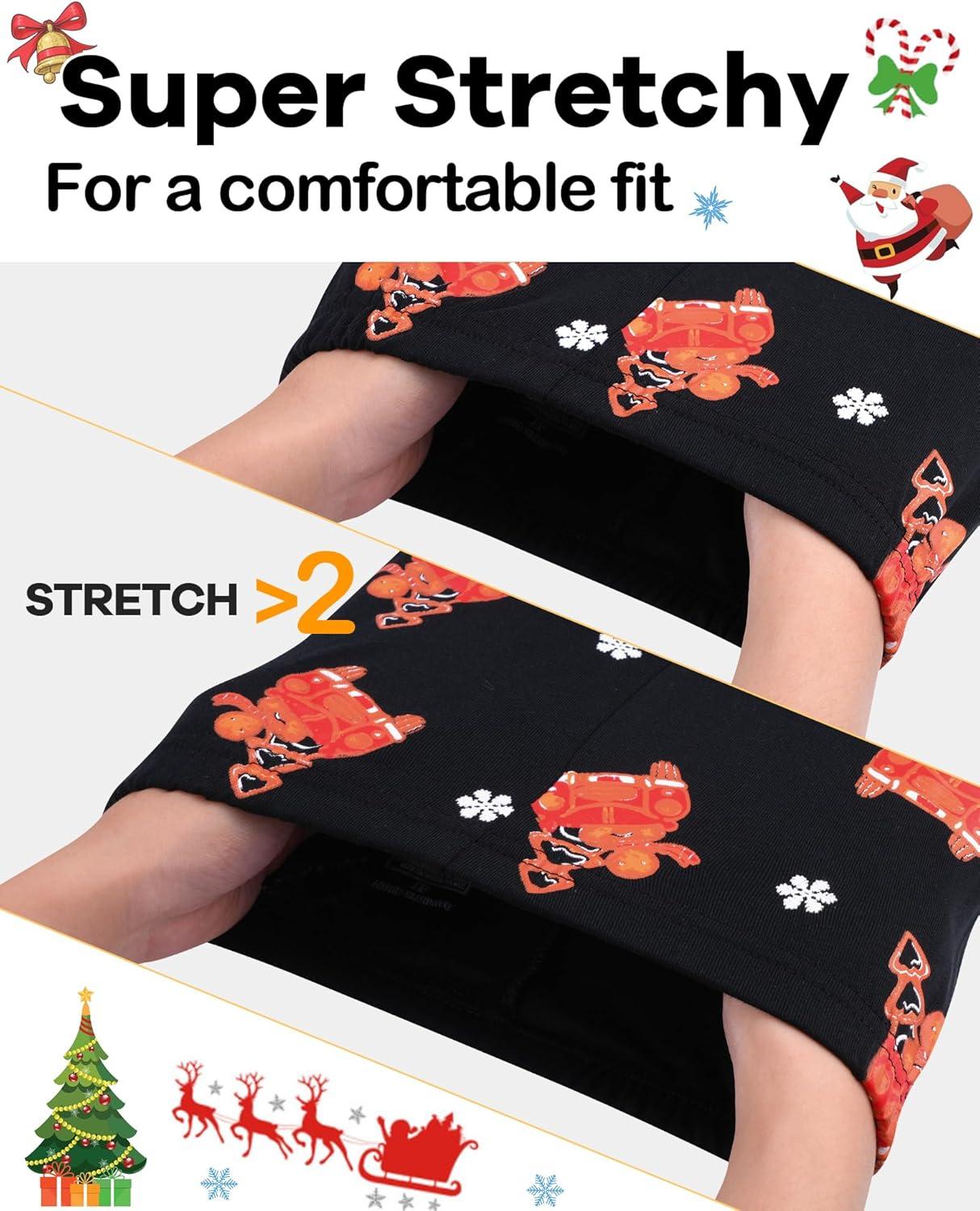 imageDAUGHTER QUEEN 18 Months12 Years Boys amp Girls Christmas Pajamas 100 Cotton Sleepwear2pcsblackgingerbreadcba25