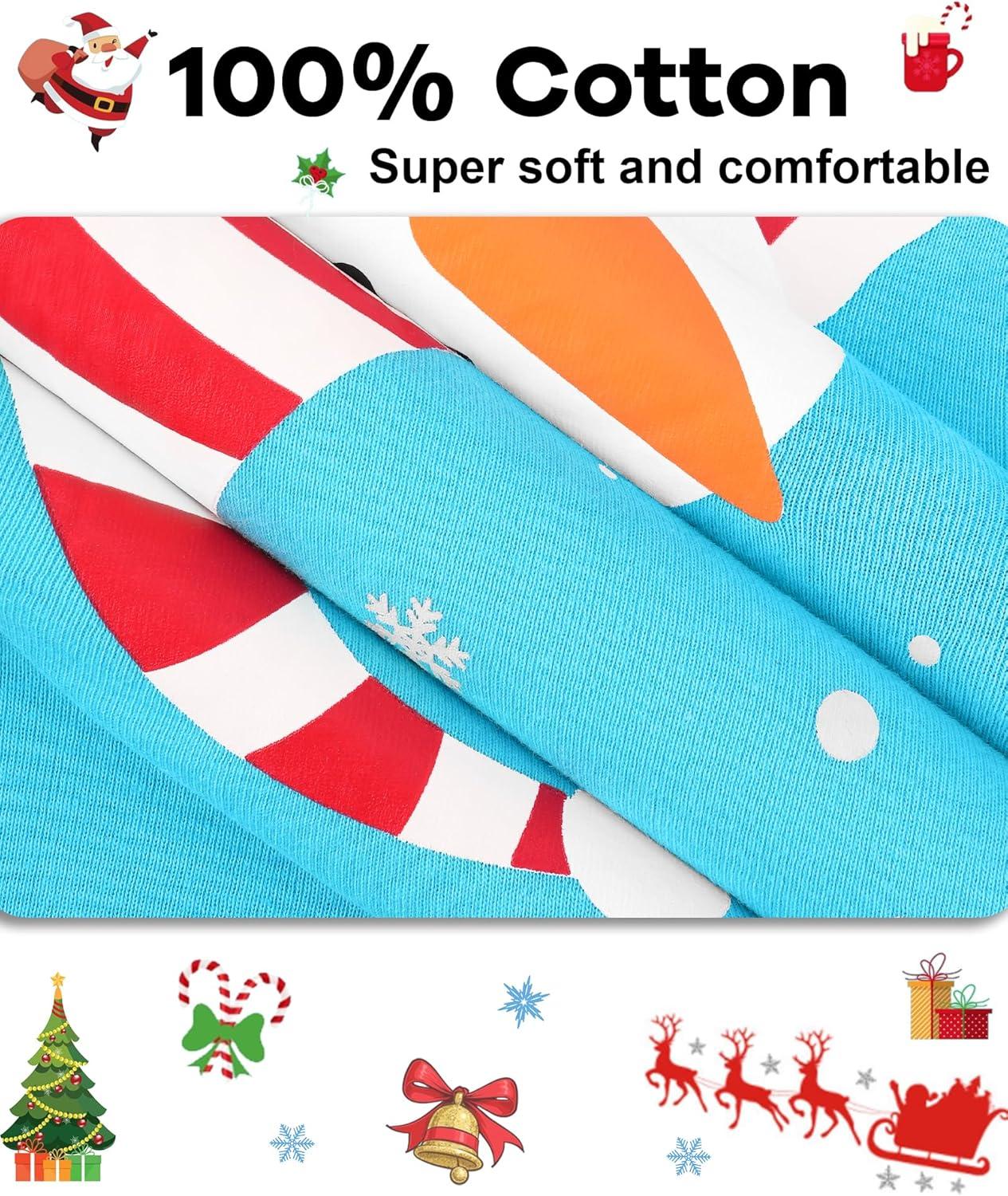 imageDAUGHTER QUEEN 18 Months12 Years Boys amp Girls Christmas Pajamas 100 Cotton Sleepwear2pcsbluesnowmancba24
