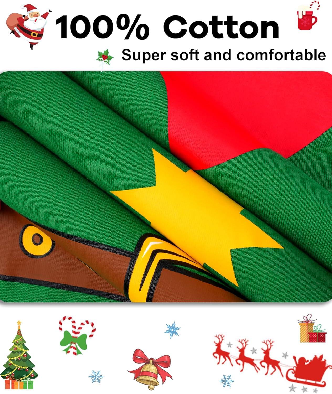 imageDAUGHTER QUEEN 18 Months12 Years Boys amp Girls Christmas Pajamas 100 Cotton Sleepwear2pcsgreenelfcbb25