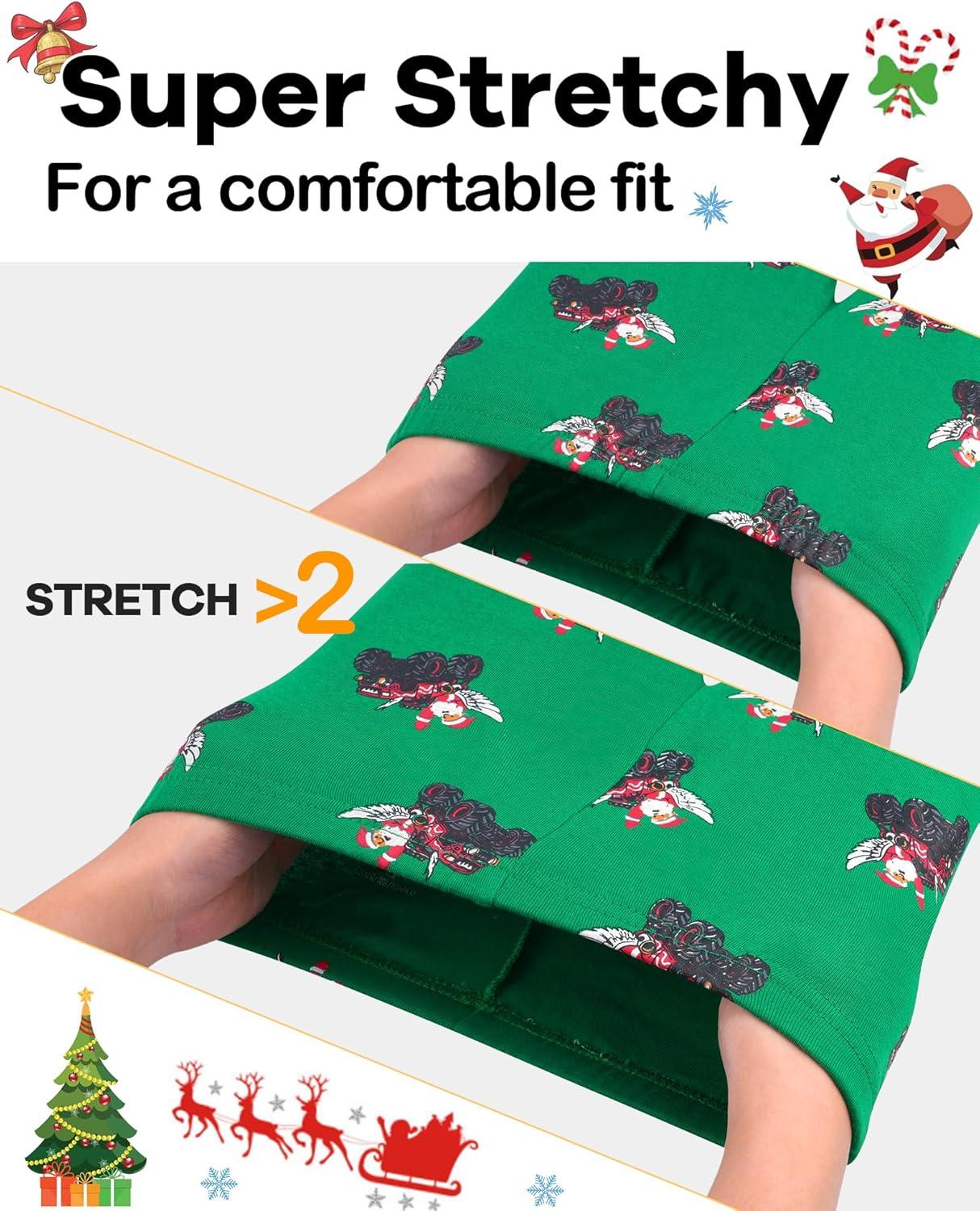 imageDAUGHTER QUEEN 18 Months12 Years Boys amp Girls Christmas Pajamas 100 Cotton Sleepwear2pcsgreenmonster Truckcba25