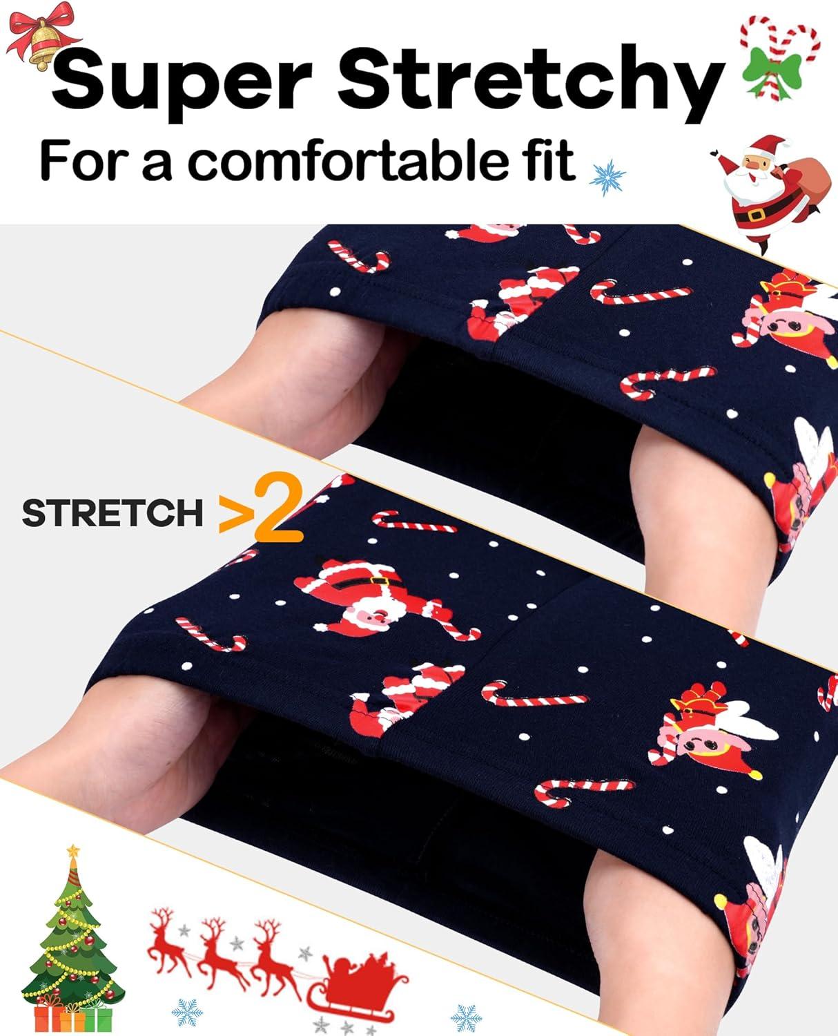 imageDAUGHTER QUEEN 18 Months12 Years Boys amp Girls Christmas Pajamas 100 Cotton Sleepwear2pcsnavycandy Canecba25