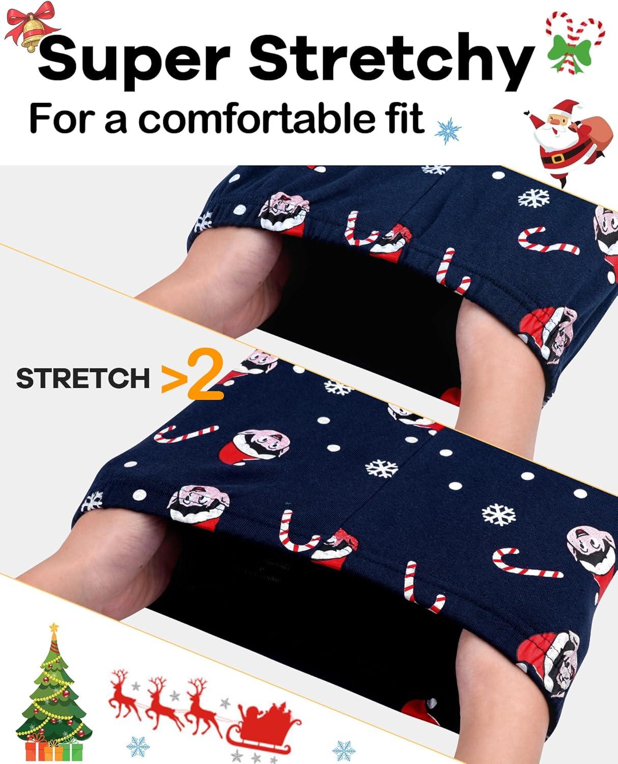 imageDAUGHTER QUEEN 18 Months12 Years Boys amp Girls Christmas Pajamas 100 Cotton Sleepwear2pcsnavyelfcba25