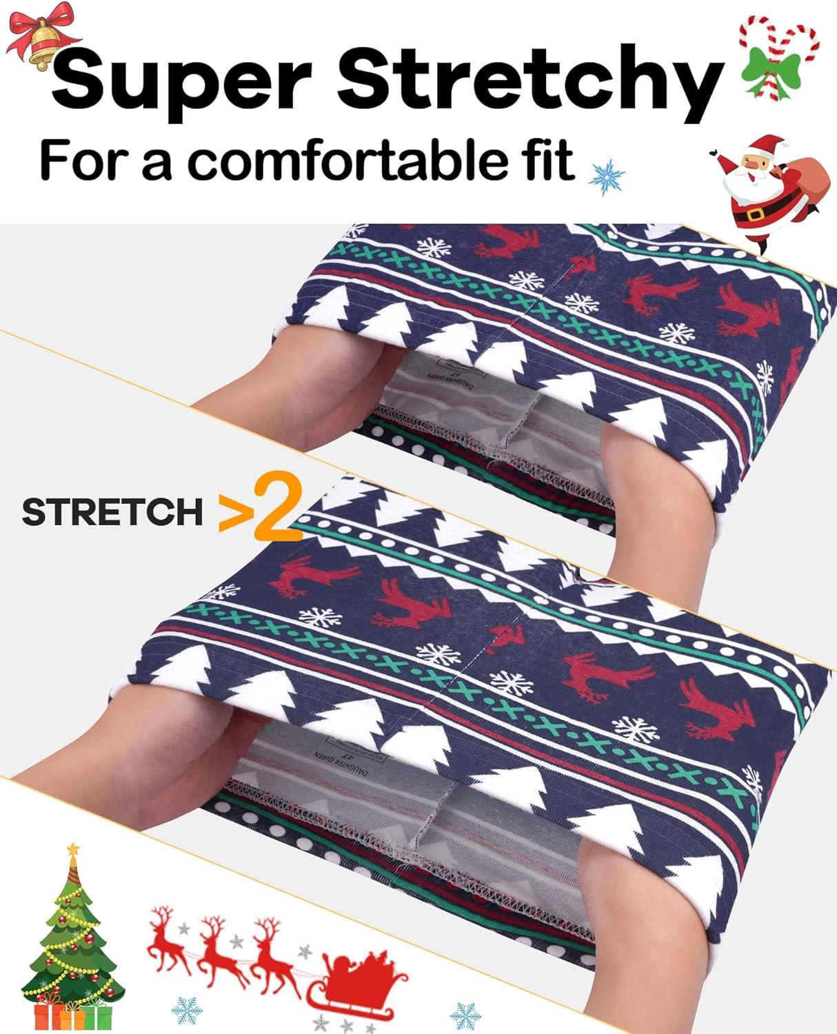 imageDAUGHTER QUEEN 18 Months12 Years Boys amp Girls Christmas Pajamas 100 Cotton Sleepwear2pcsnavyreindeercba25