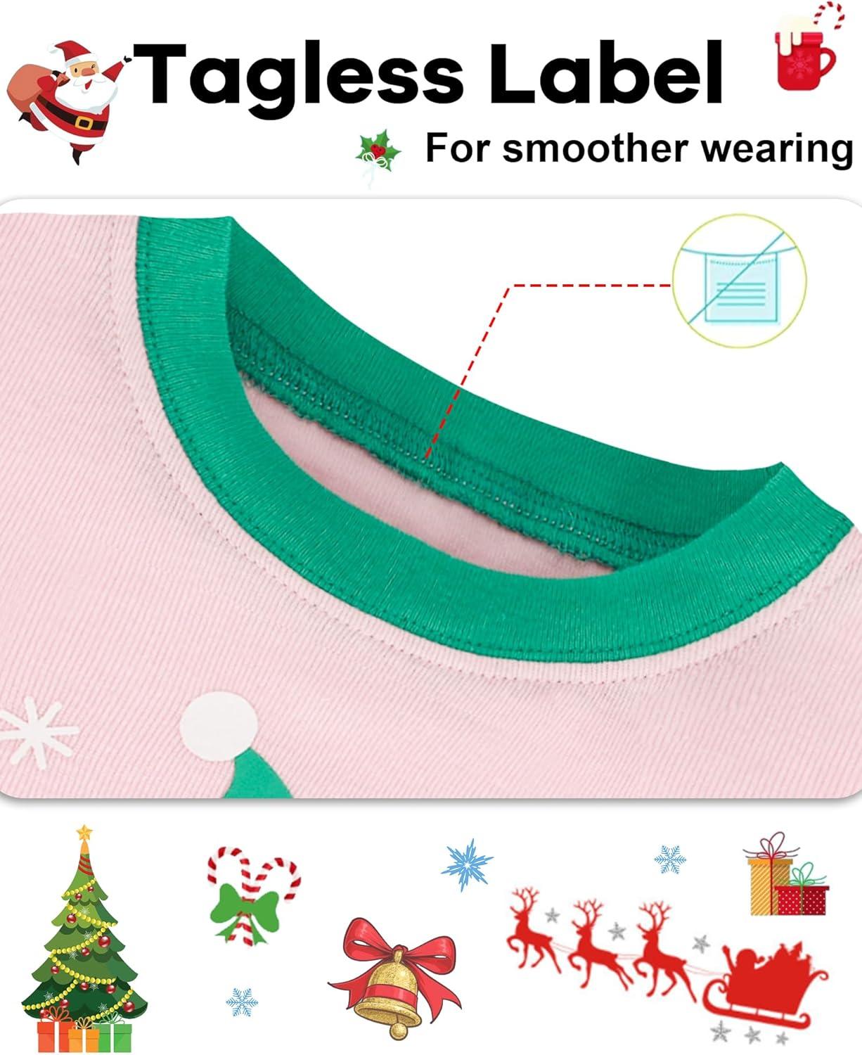 imageDAUGHTER QUEEN 18 Months12 Years Boys amp Girls Christmas Pajamas 100 Cotton Sleepwear2pcspinkelfcga23