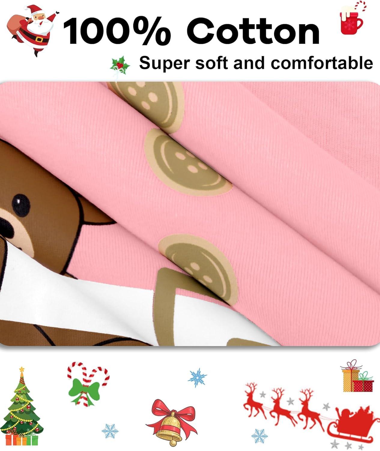 imageDAUGHTER QUEEN 18 Months12 Years Boys amp Girls Christmas Pajamas 100 Cotton Sleepwear2pcspinkelfcga25