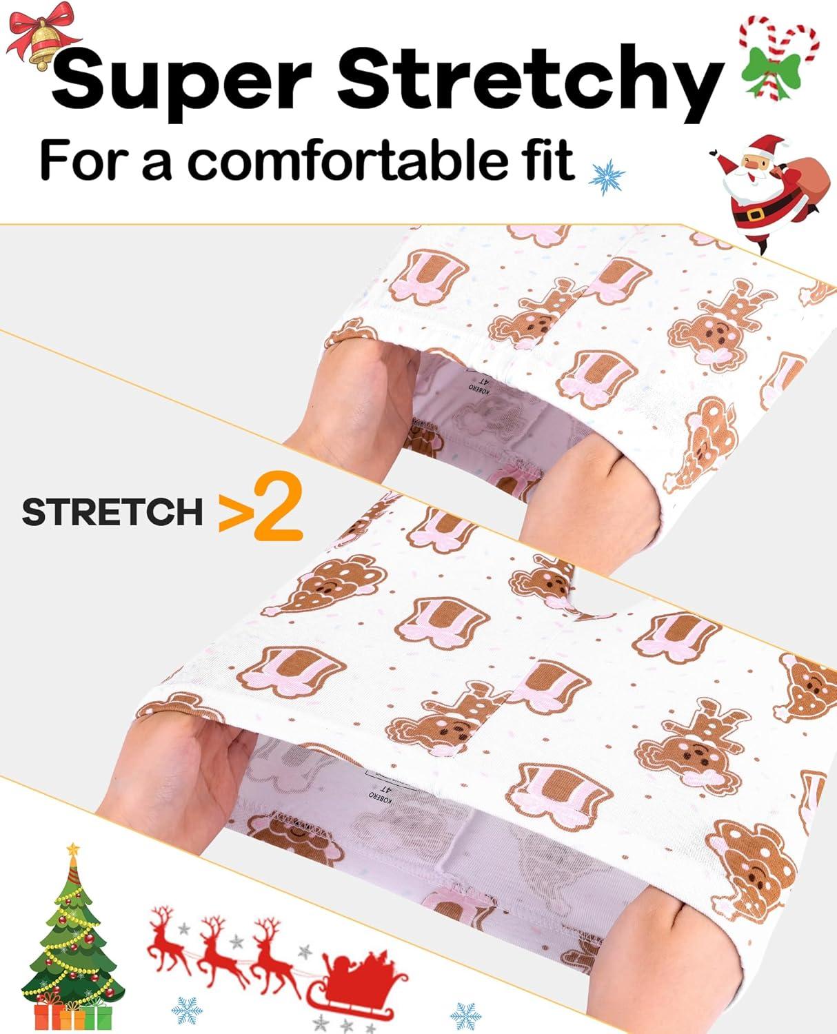 imageDAUGHTER QUEEN 18 Months12 Years Boys amp Girls Christmas Pajamas 100 Cotton Sleepwear2pcspinkgingerbreadcga23