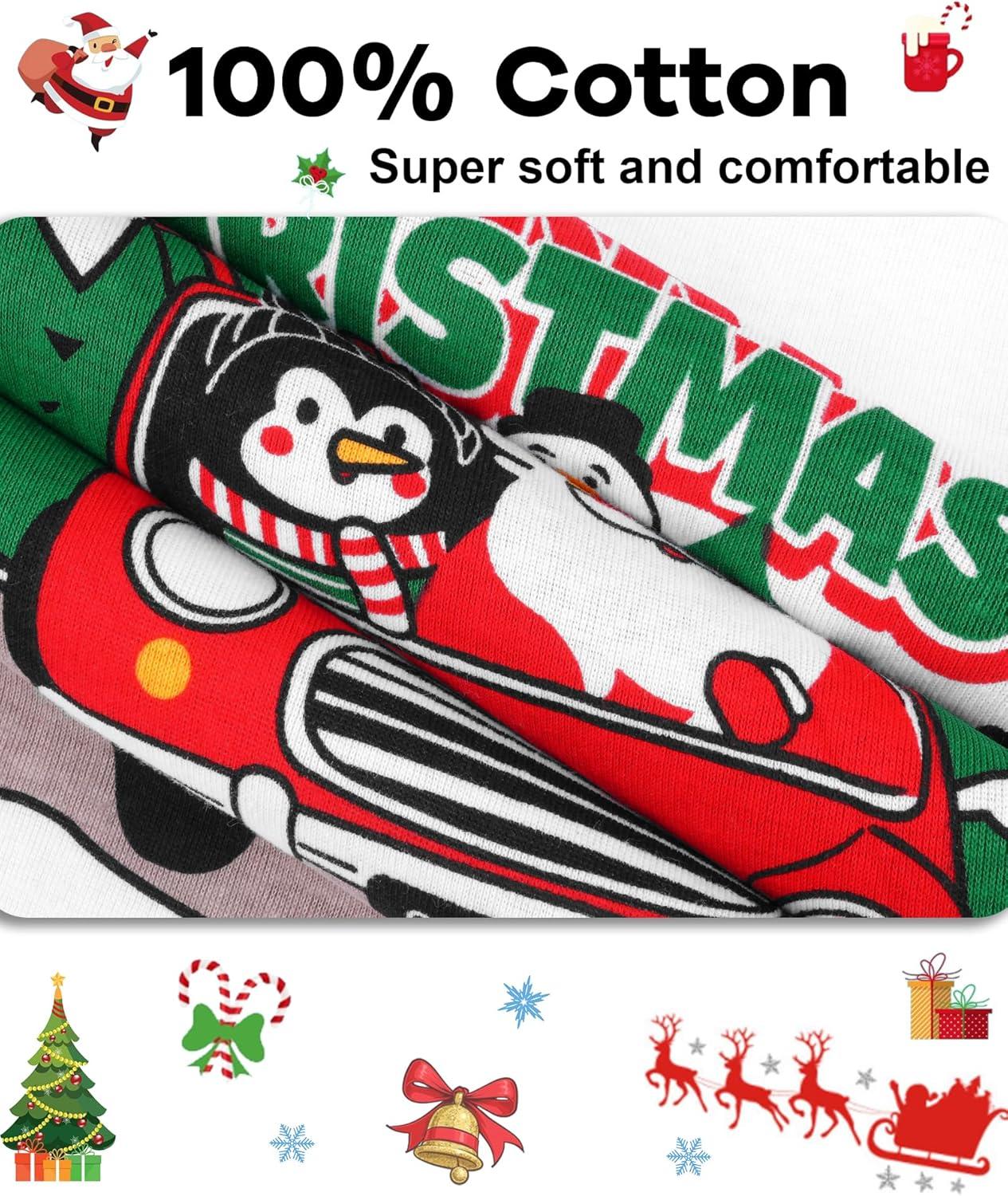 imageDAUGHTER QUEEN 18 Months12 Years Boys amp Girls Christmas Pajamas 100 Cotton Sleepwear2pcsredcarcba25