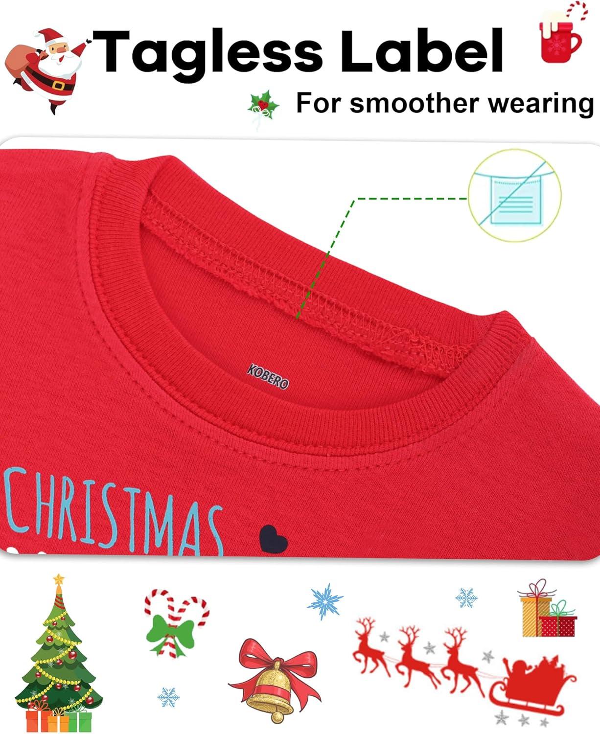 imageDAUGHTER QUEEN 18 Months12 Years Boys amp Girls Christmas Pajamas 100 Cotton Sleepwear2pcsredplaidcga23