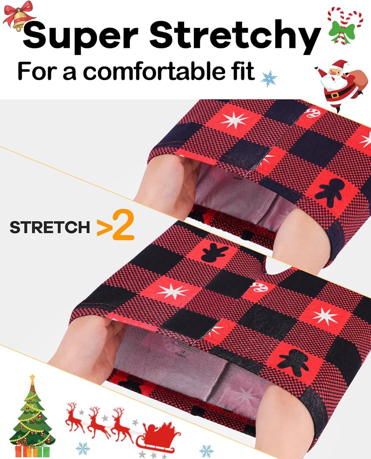 imageDAUGHTER QUEEN 18 Months12 Years Boys amp Girls Christmas Pajamas 100 Cotton Sleepwear2pcsredplaidcga23