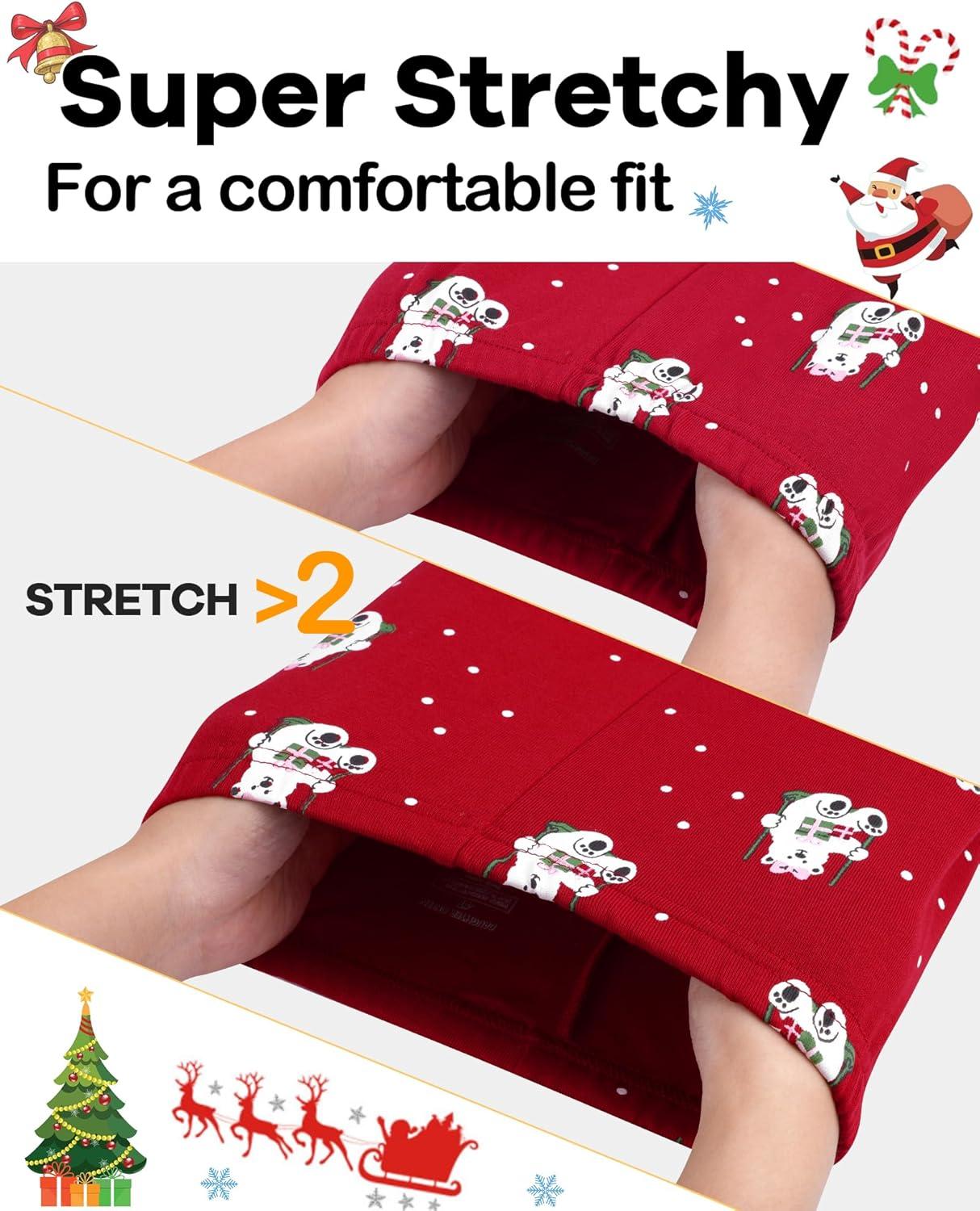 imageDAUGHTER QUEEN 18 Months12 Years Boys amp Girls Christmas Pajamas 100 Cotton Sleepwear2pcsredpolar Bearcga25