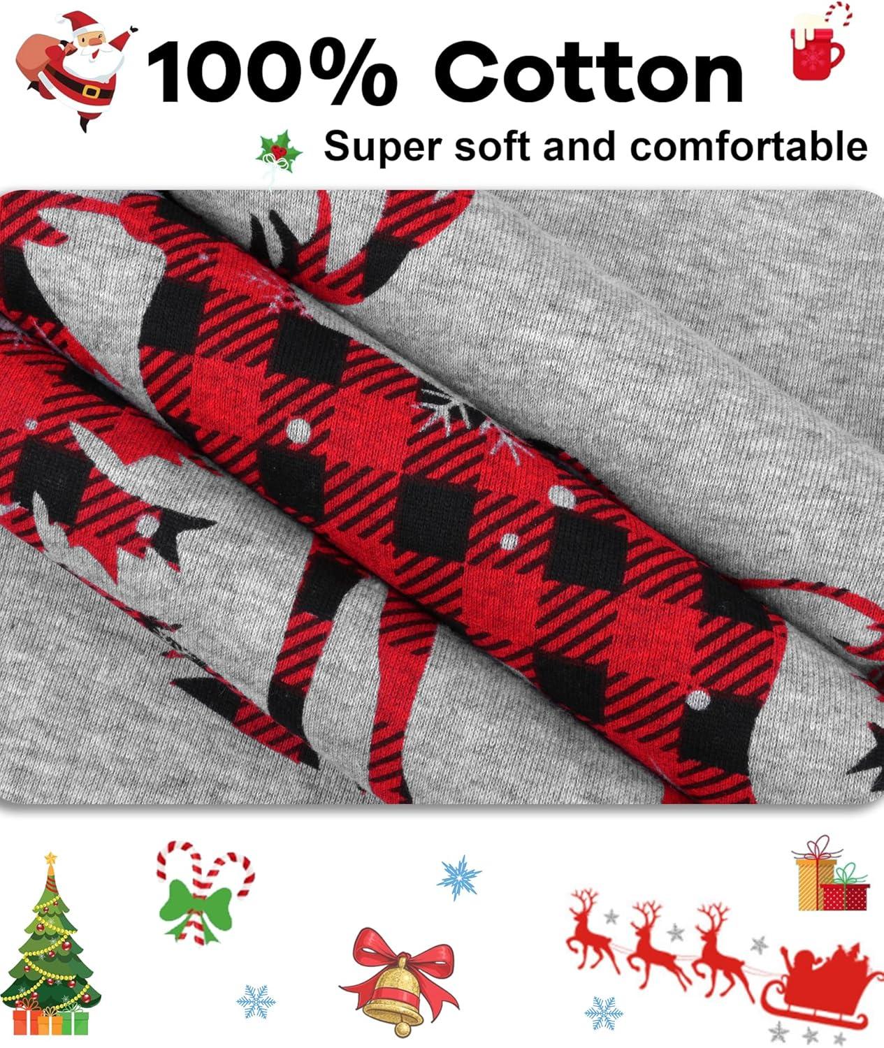 imageDAUGHTER QUEEN 18 Months12 Years Boys amp Girls Christmas Pajamas 100 Cotton Sleepwear2pcsredreindeercba25