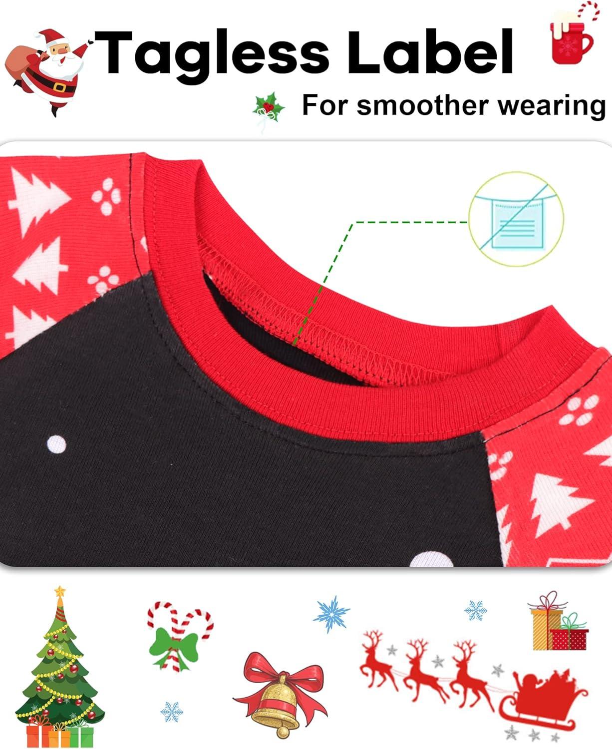 imageDAUGHTER QUEEN 18 Months12 Years Boys amp Girls Christmas Pajamas 100 Cotton SleepwearSnowmanReda22