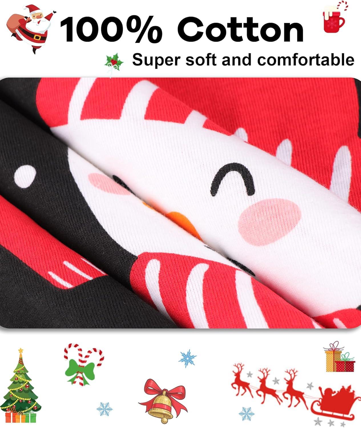 imageDAUGHTER QUEEN 18 Months12 Years Boys amp Girls Christmas Pajamas 100 Cotton SleepwearSnowmanReda22