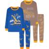 4pcs-blue/Brown-excavator-lba24
