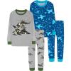 4pcs-gray/Blue-plane-lba25