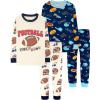 4pcs-beige/Navy-football-lba25