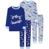 4pcs-blue/Grey-airplane-lba22