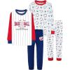 4pcs-white/Red-baseball-lba24
