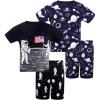 4pcs-black/Navy Blue-astronaut-space