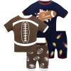4pcs-brown/Blue-football-sba24