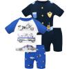 4pcs-dark Blue/Blue-police-sba25