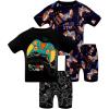 4pcs-black/Dark Blue-gamer-sba24