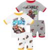 4pcs-gray/White-race Car-sba25