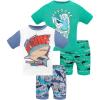 4pcs-green/White-shark-sba24