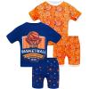 4pcs-navy/Orange-basketball-sba24