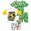 4pcs-white/Green-soccer-sba24
