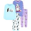 4pcs-blue/Purple-penguin-lga24