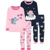 4pcs-navy/Pink-elephant-lga24