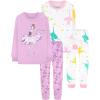 4pcs-purple/White-ballerina-lgb24