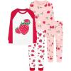 4pcs-red/Pink-strawberry-lga24