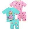 4pcs-mint Green/Pink-cupcake-sga25