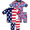 4pcs-navy-american Flag-sga24