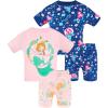 4pcs-pink/Navy-mermaid-sga24