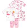 4pcs-pink/White-ballerina-sga24