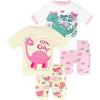 4pcs-pink/Yellow-dino Girl-sga24