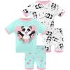 4pcs-white/Mint Green-panda-sga25