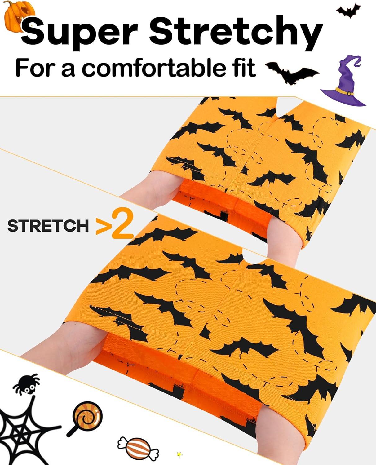 imageDAUGHTER QUEEN Boys amp Girls 100 Cotton Holiday Pajamas Halloween Christmas Sleepwear 18M12Y2pcsblackOrangebathba24
