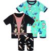 4pcs-black/Blue-pirate-sba26