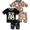 4pcs-black/Brown-dinosaur-sba26
