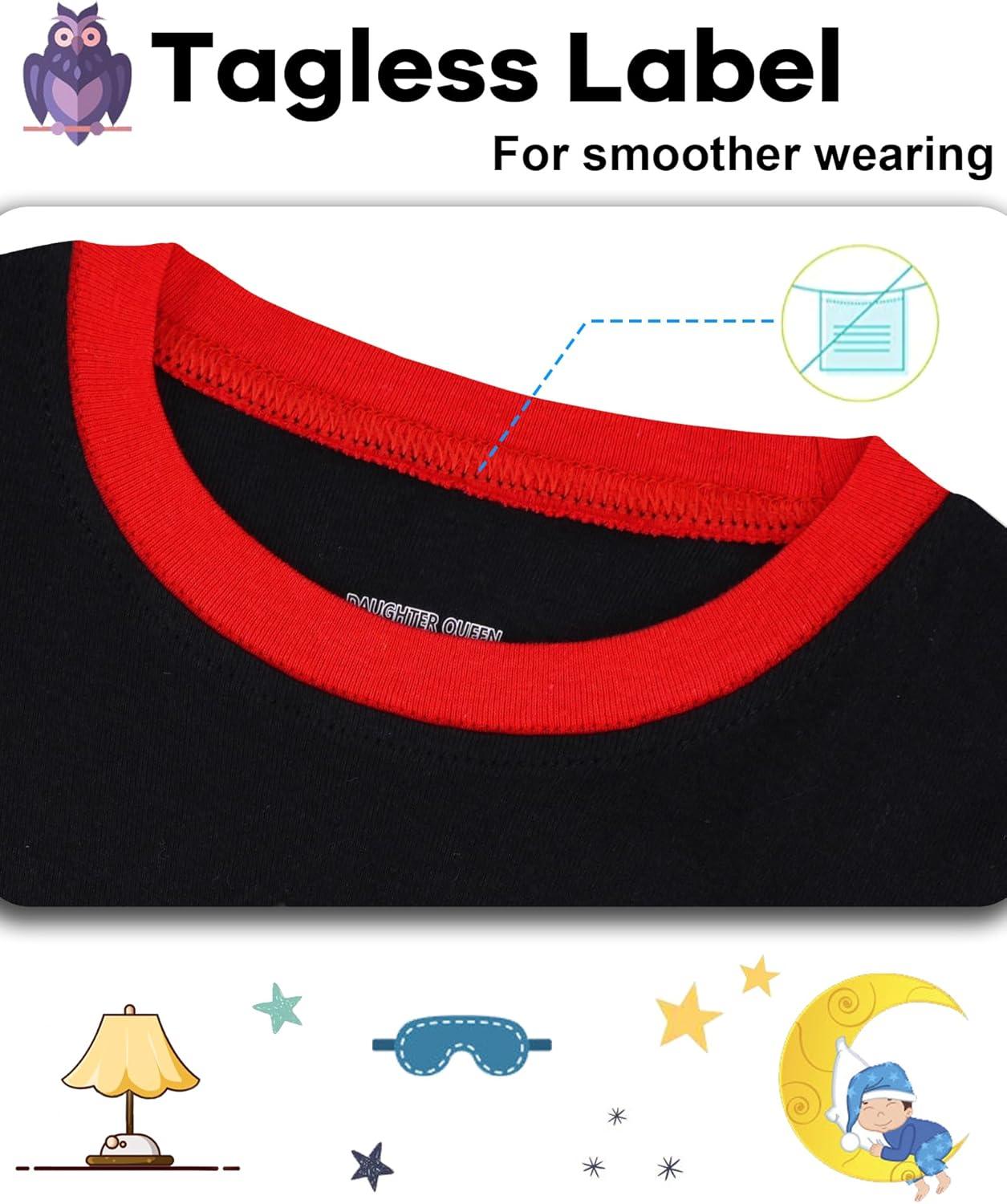 imageDAUGHTER QUEEN Dragon Pajamas for Boys Toddler Kids 100 Cotton Pjs 3T Children Pj Sets Jammies Sleepwear Clothes Size 3 Years Outfits Pyjamas Shirts Pijamas Ninos