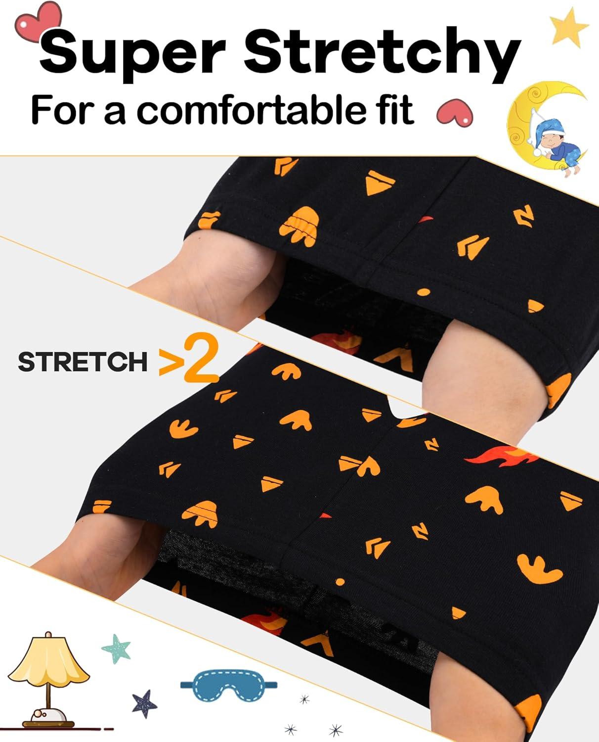 imageDAUGHTER QUEEN Dragon Pajamas for Boys Toddler Kids 100 Cotton Pjs 3T Children Pj Sets Jammies Sleepwear Clothes Size 3 Years Outfits Pyjamas Shirts Pijamas Ninos