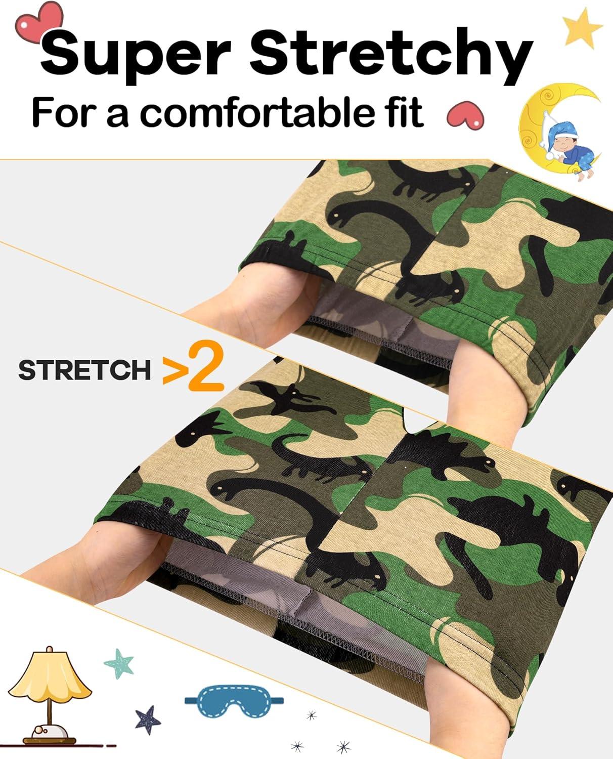 imageDAUGHTER QUEEN Letter Pajamas for Boys Toddler Kids 100 Cotton Pjs 3T Children Pj Sets Jammies Camo Sleepwear Clothes Size 3 Years Outfits Pyjamas Shirts Pijamas Ninos