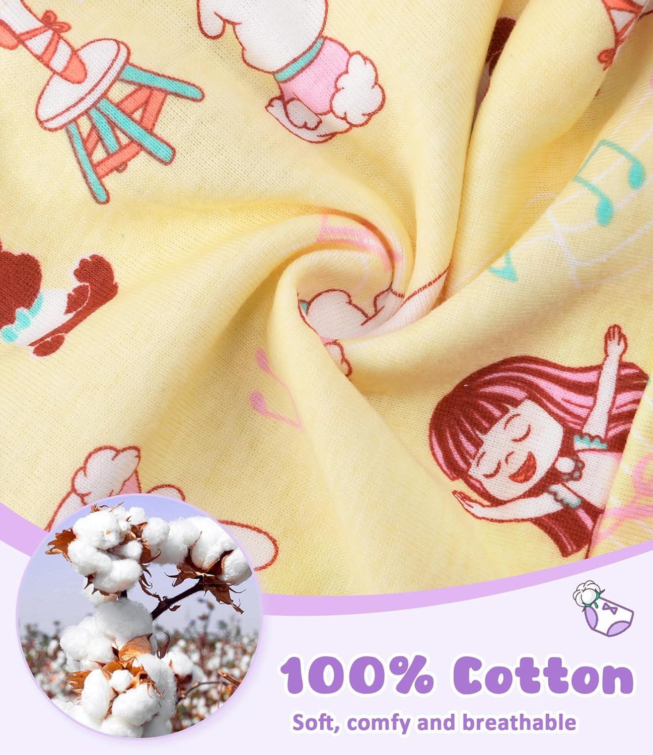 imageDAUGHTER QUEEN Girls and Toddlers 100 Cotton Underwear Tagless Soft Panties Size 23T45T5678 6PackBallerinaa26