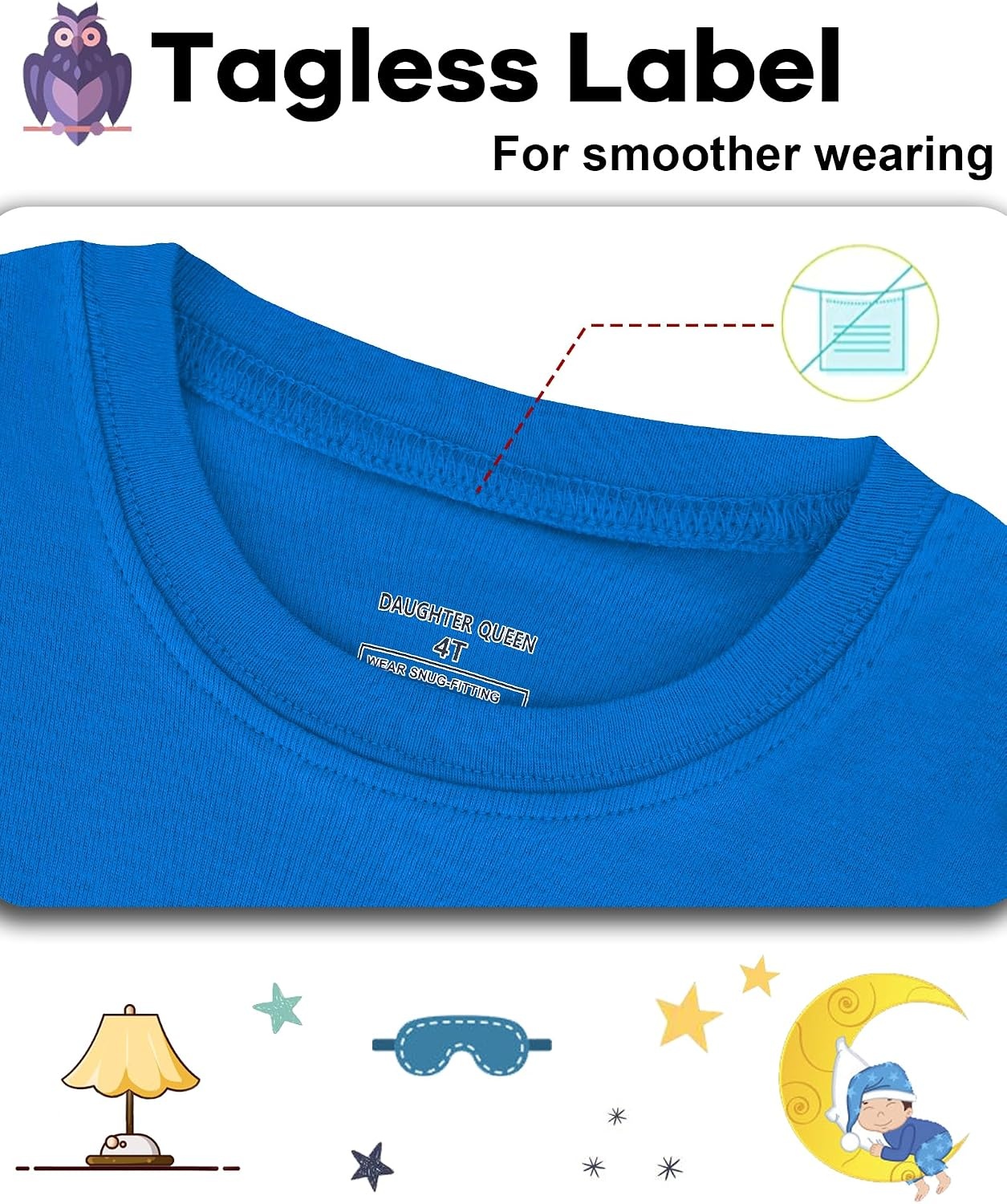 image:imageDAUGHTER QUEEN Boys Pajamas 4 Pieces Long Set 100 Cotton Sleepwear Size 18 Months12 Years4pcsblueGreengamerlba25