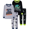 4pcs-grey/Black-monster Truck-lba26
