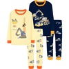 4pcs-nany/Yellow-construction-lbb25